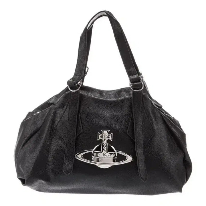 [BUNJANG] Vivienne Westwood Black Shoulder Bag / 비비안웨스트우드 블랙 오브 가방