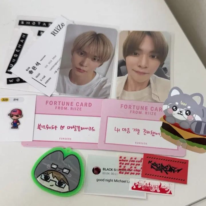 [BUNJANG] RIIZE Eunseok Bundle Set Photocard POB Scratch Card / 일괄 ) 라이즈 은석 포카 양도 포토카드 무모샵 포춘카드 스크래치카드