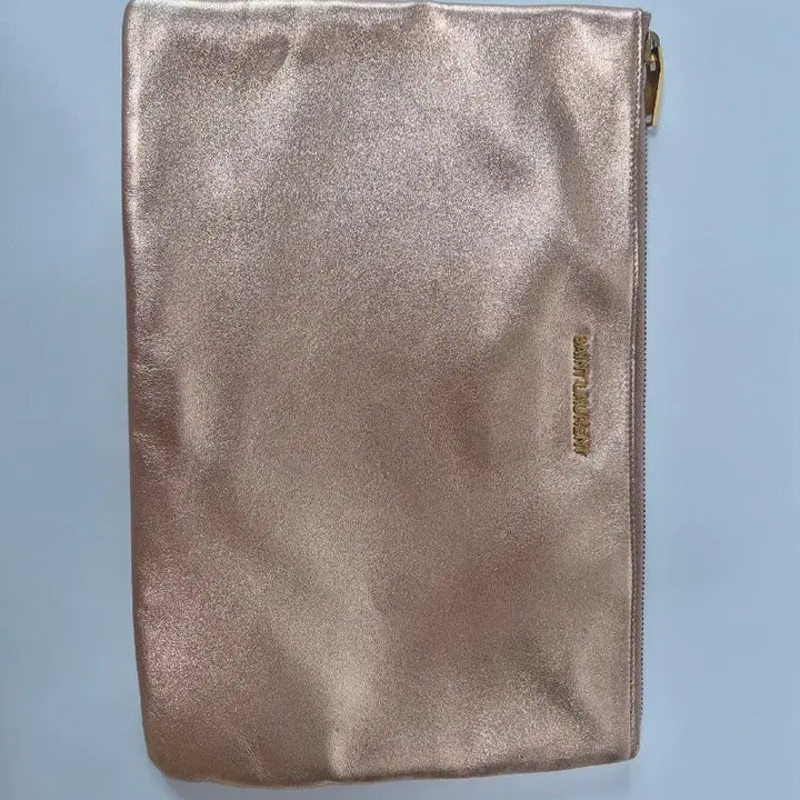 [BUNJANG] Saint Laurent Rose Gold Clutch Bag / 생로랑 클러치백