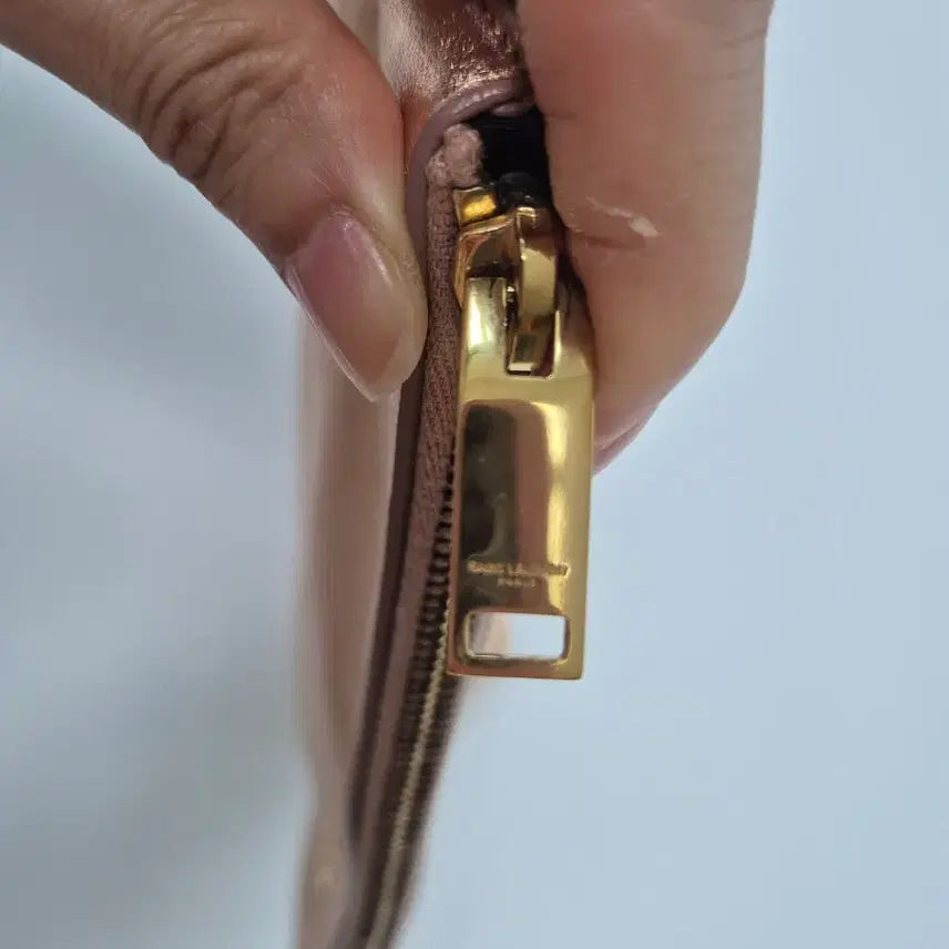 [BUNJANG] Saint Laurent Rose Gold Clutch Bag / 생로랑 클러치백
