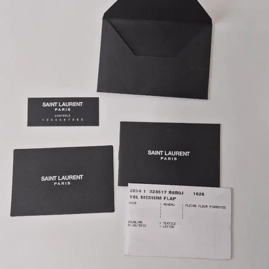 [BUNJANG] Saint Laurent Rose Gold Clutch Bag / 생로랑 클러치백