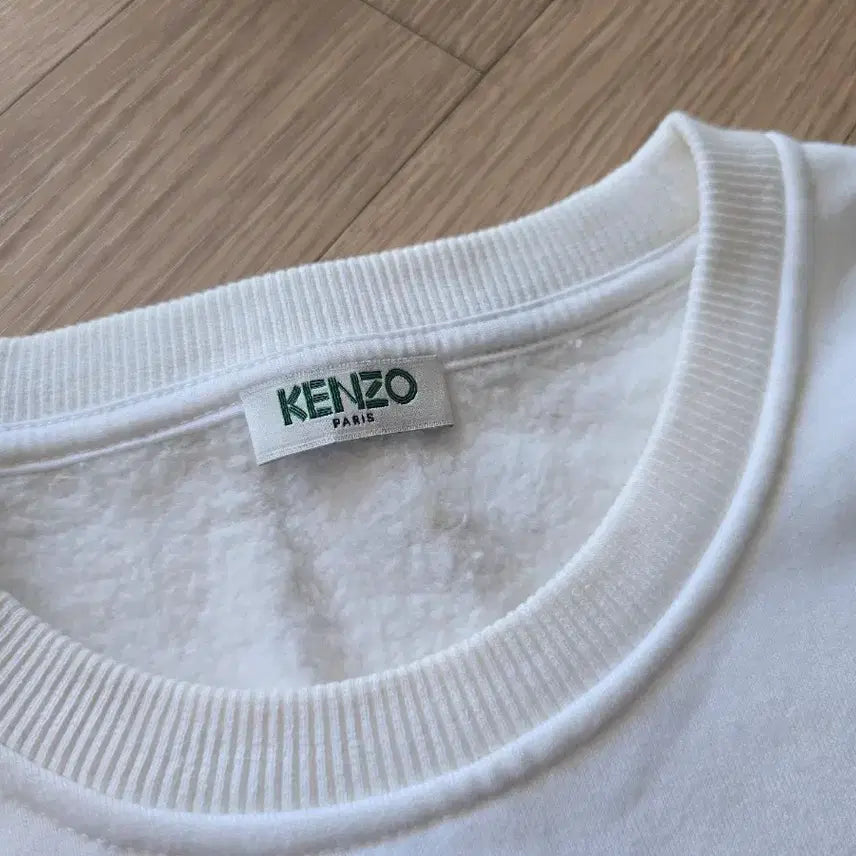 [BUNJANG] KENZO White Printed Sweatshirt / KENZO 겐조 화이트 프린팅 맨투맨