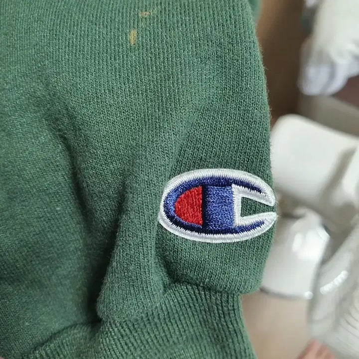[BUNJANG] Champion Authentic Sweatshirt - Green, Size L / 챔피온 맨투맨 L 사이즈 그린