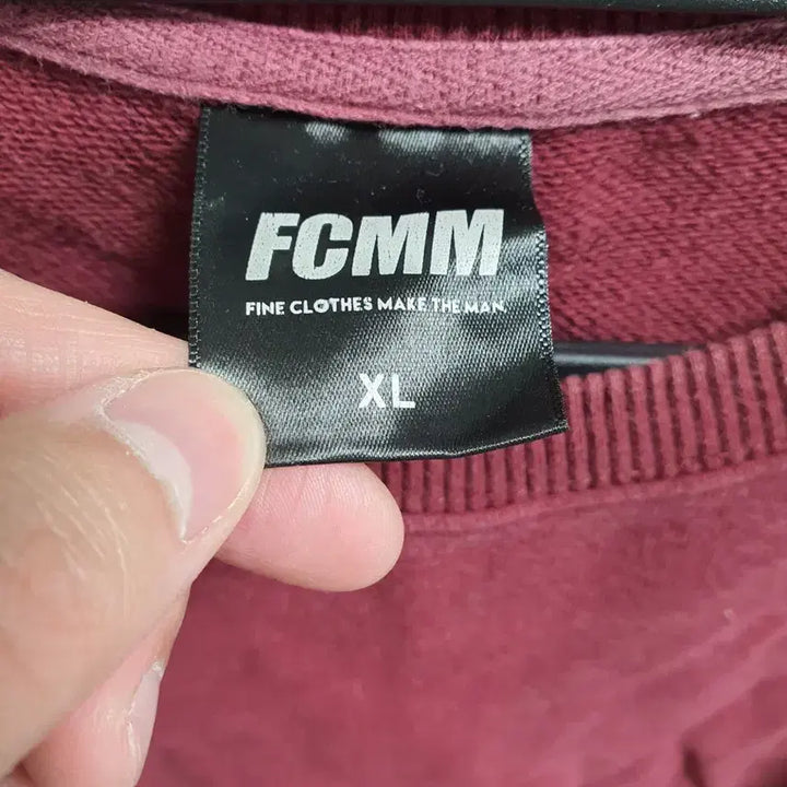 [BUNJANG] FCMM Burgundy XL Sweatshirt / FCMM 맨투맨 버건디 XL