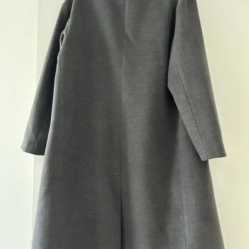 [BUNJANG] Tweed Long Coat - Grey / TWEED 롱코트 그레이