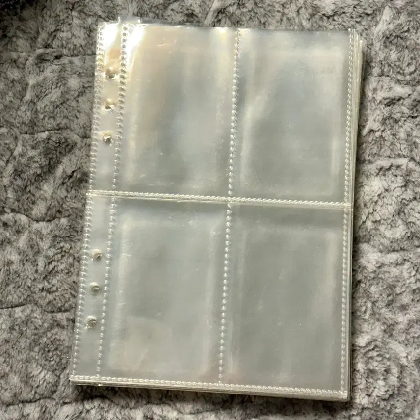 [BUNJANG] A5 Photocard Binder with 39 Pages and B-Grade Refills Bundle Set / A5 6공 포카 68장 바인더 양면 속지 B급 리필 포토카드 일괄