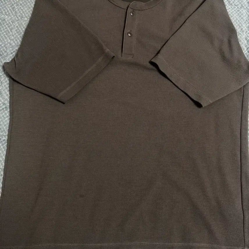 [SOLD OUT] 유니클로 와플 헨리넥 반팔 XL