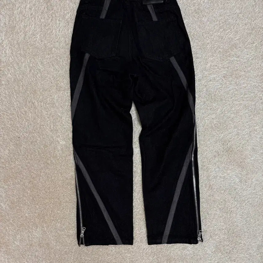 [BUNJANG] Massnoun Oblique MS Zipper Denim Jeans / 매스노운 오블리크 MS 지퍼 데님 M