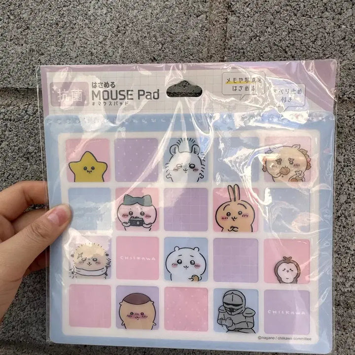 [SOLD OUT] (미개봉) 치이카와 마우스패드 랏코 모몽가 하치와레 우사기 굿즈