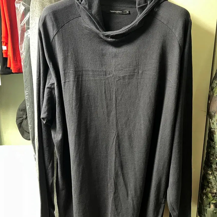 [BUNJANG] HAECHINGROOM Base Hoodie Blue Charcoal Size 4 / 해칭룸 베이스 후디 블루차콜 4사이즈