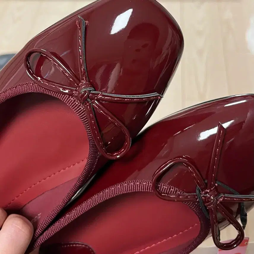 [BUNJANG] Shesaidthat Square Toe Ballet Flats / [새상품] 샵사이다 플랫슈즈