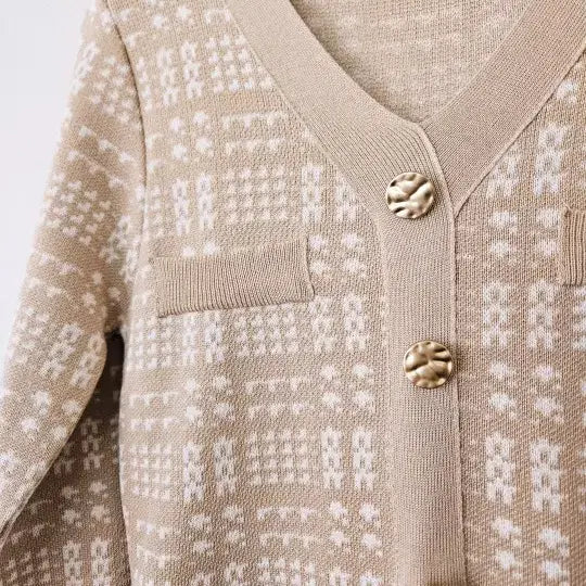[BUNJANG] Beige Knit Dress / 베이지 니트원피스