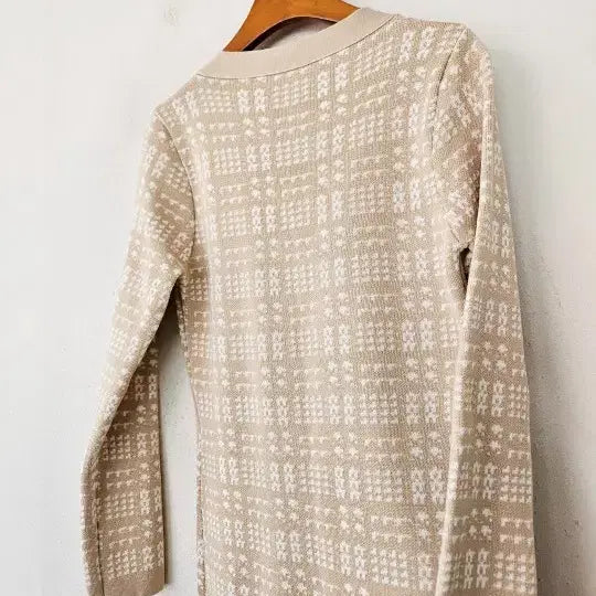 [BUNJANG] Beige Knit Dress / 베이지 니트원피스