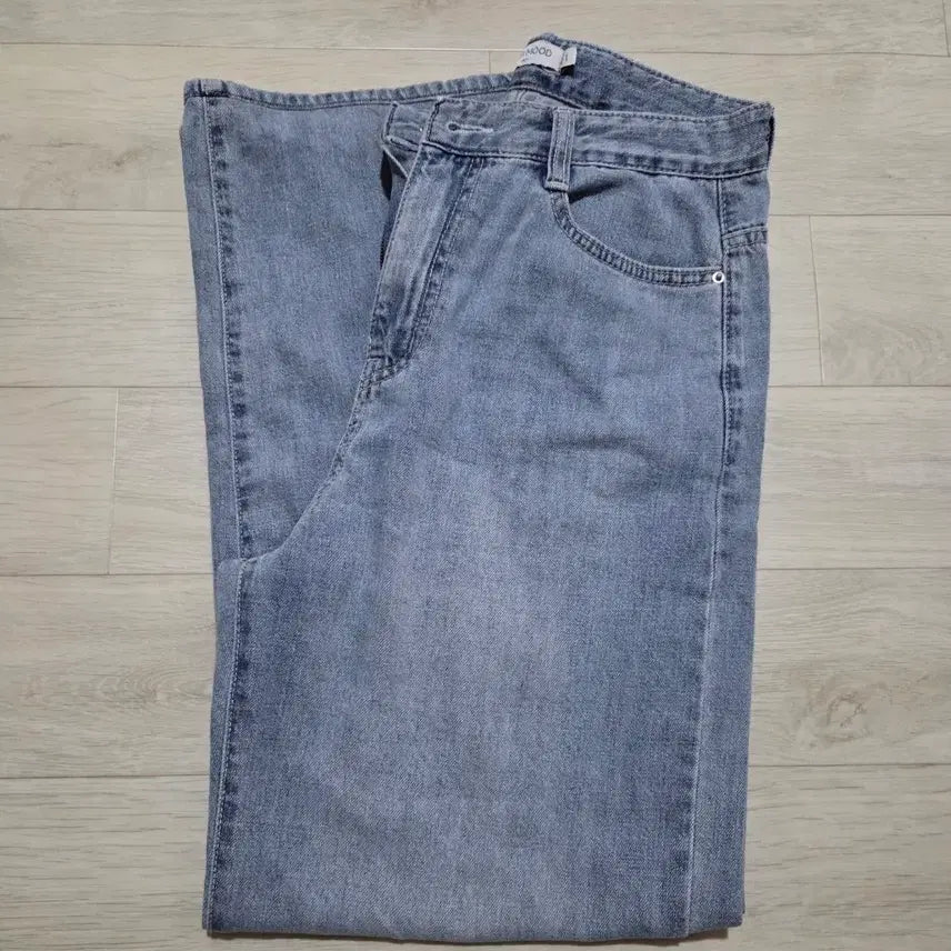 [BUNJANG] Slow and Lovely Today Summer Light Denim Pants (Light Blue) - M / 슬로우앤드 투데이 썸머라이트 데님팬츠 연중청 M