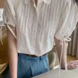 [BUNJANG] The Wish Liz Pintuck Blouse / 더위시 리즈 핀턱 블라우스