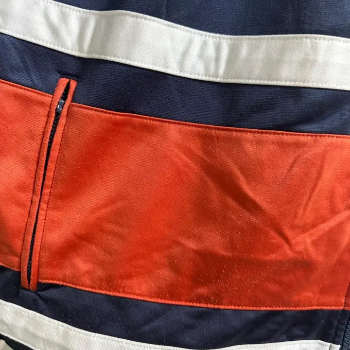 [BUNJANG] Puma Navy/Orange/White Track Jacket / 퓨마 네이비/오렌지/화이트 트랙 져지
