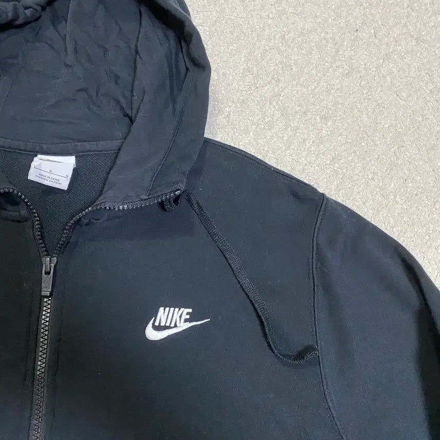 [BUNJANG] Nike Hooded Zip-up Black L / 나이키 후드집업 블랙 L 100