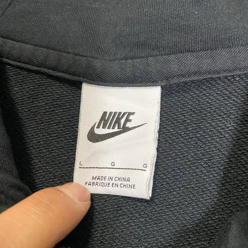 [BUNJANG] Nike Hooded Zip-up Black L / 나이키 후드집업 블랙 L 100