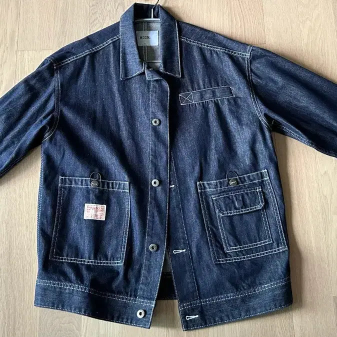 [SOLD OUT] 맥우드건 오버핏 다크인디고 트러커 데님재킷 S사이즈