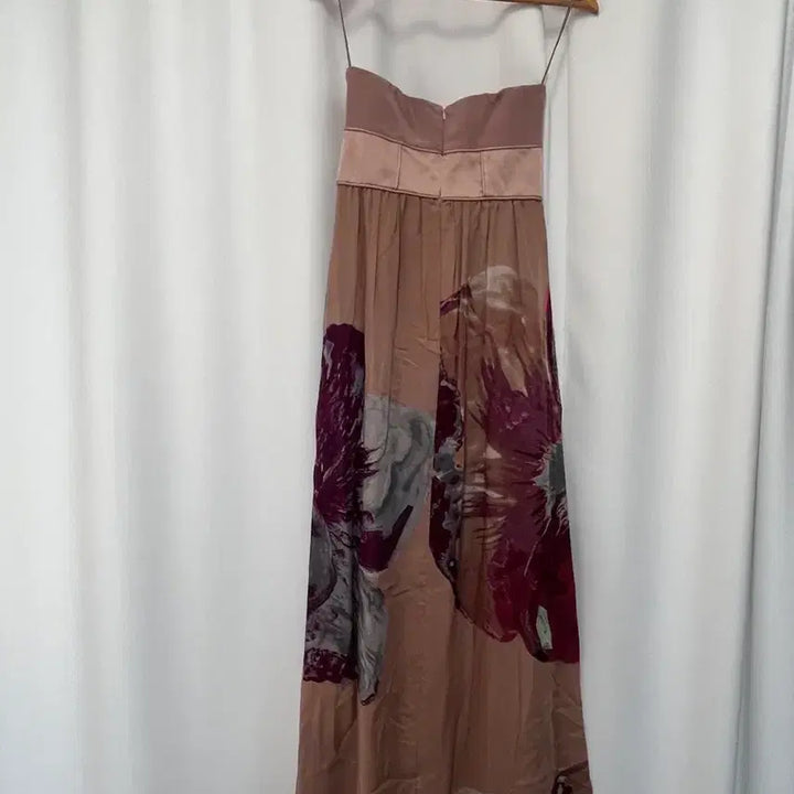 [SOLD OUT] Tibi 플라워 패턴 뷔스티에 원피스 실크100