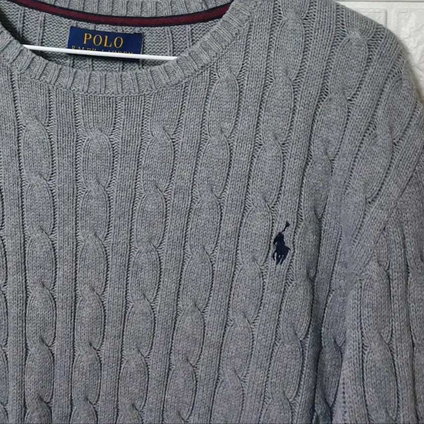 [BUNJANG] Polo Ralph Lauren Cable Knit Sweater / 폴로랄프로렌 꽈배기니트 판매합니다