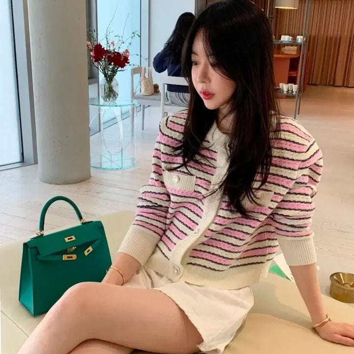 [BUNJANG] ByCini Candy Knit Cardigan / 바이씨니 제작 캔디니트가디건