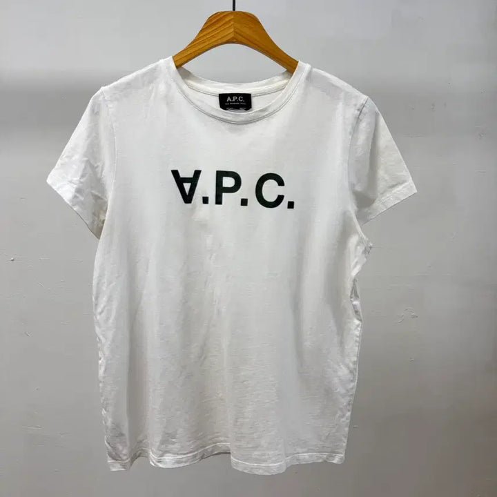 [BUNJANG] A.P.C. Printer Logo Short Sleeve T-Shirt / A.P.C. 프린터 로고 반팔 티셔츠 JS40