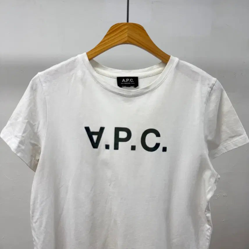 [BUNJANG] A.P.C. Printer Logo Short Sleeve T-Shirt / A.P.C. 프린터 로고 반팔 티셔츠 JS40
