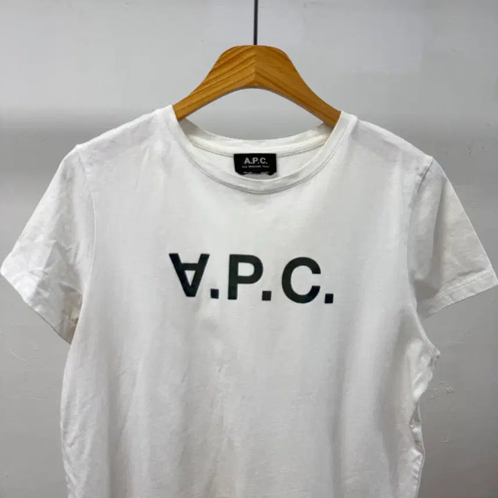 [BUNJANG] A.P.C. Printer Logo Short Sleeve T-Shirt / A.P.C. 프린터 로고 반팔 티셔츠 JS40