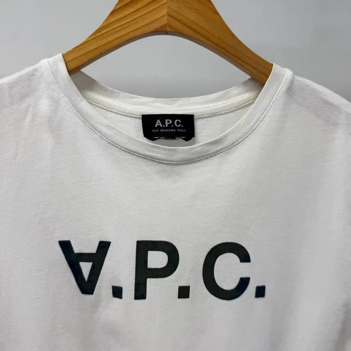 [BUNJANG] A.P.C. Printer Logo Short Sleeve T-Shirt / A.P.C. 프린터 로고 반팔 티셔츠 JS40
