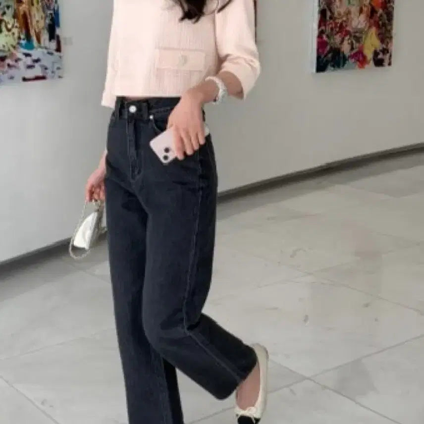 [BUNJANG] Leplair Toe Cone Denim Pants / 르플레인 토우 콘데님