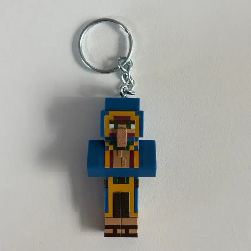 [BUNJANG] Artbox Minecraft Wandering Trader Keyring / 아트박스 마인크래프트 마크 랜덤 키링 열쇠고리 주민(떠돌이상인)