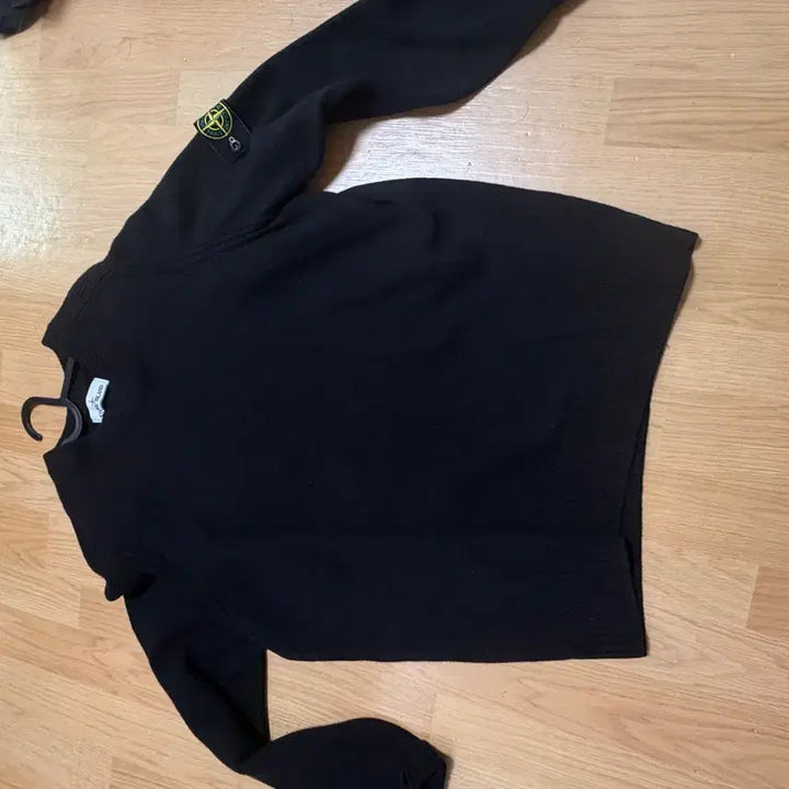 [BUNJANG] Stone Island Black Knit XXL / 스톤아일랜드 블랙 니트 XXL