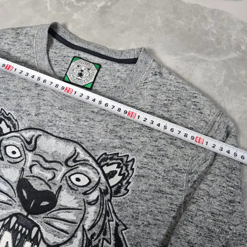 [BUNJANG] Kenzo Tiger Embroidered Sweatshirt / 겐조 타이거 자수 맨투맨 티셔츠