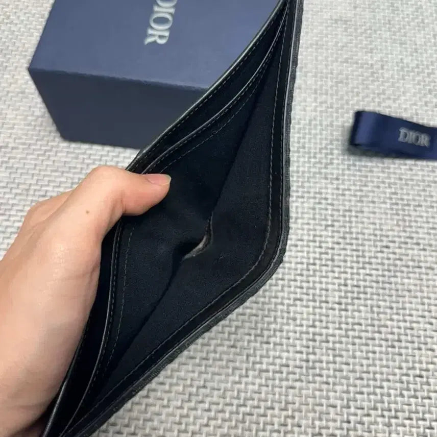 [BUNJANG] Dior Oblique Bi-fold Wallet / 디올 오블리크 반지갑