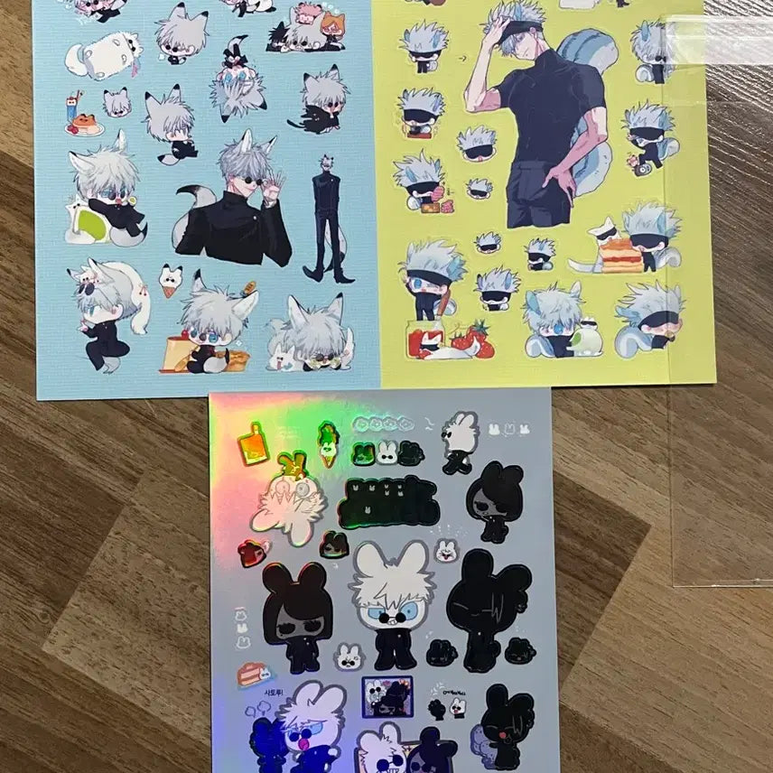[BUNJANG] Jujutsu Kaisen Gojo Geto Shoko Satoru Sticker / 주술회전 고죠 게토 쇼케 사시스 비공식 스티커 판매