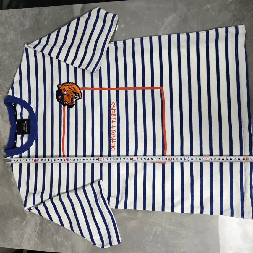 [BUNJANG] MLB Detroit Tigers Stripe T-shirt / MLB 디트로이트 타이거즈 스트라이프 티셔츠