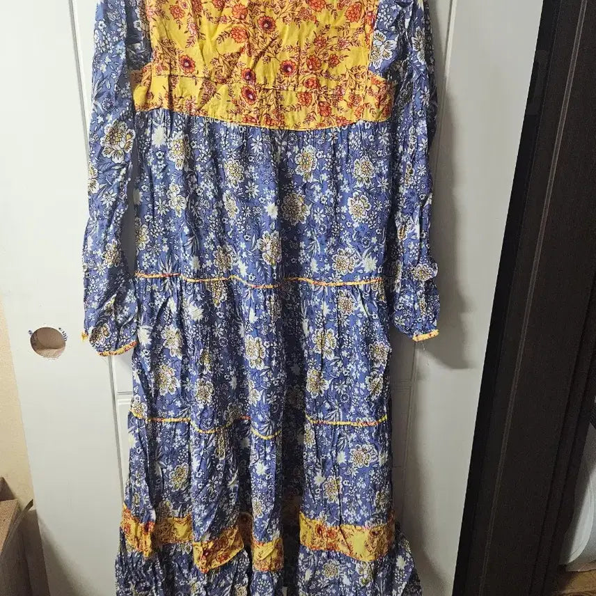 [BUNJANG] ZARA Midi Dress Unique Pattern Long Sleeve / 자라원피스