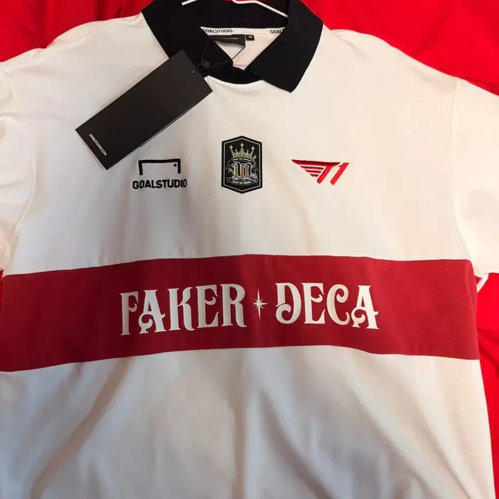 [BUNJANG] GOALSTUDIO Faker T1 Short Sleeve T-Shirt / GOALSTUDIO T1 페이커 반팔 티셔츠 화이트