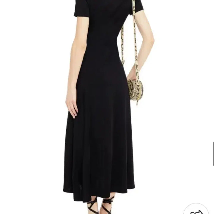 [SOLD OUT] 산드로 페이즐리 블랙 롱 원피스