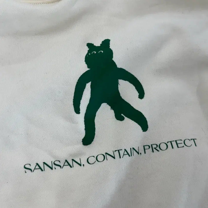[BUNJANG] Sansan Ivory Hooded Sweatshirt / 산산 후드티 후디