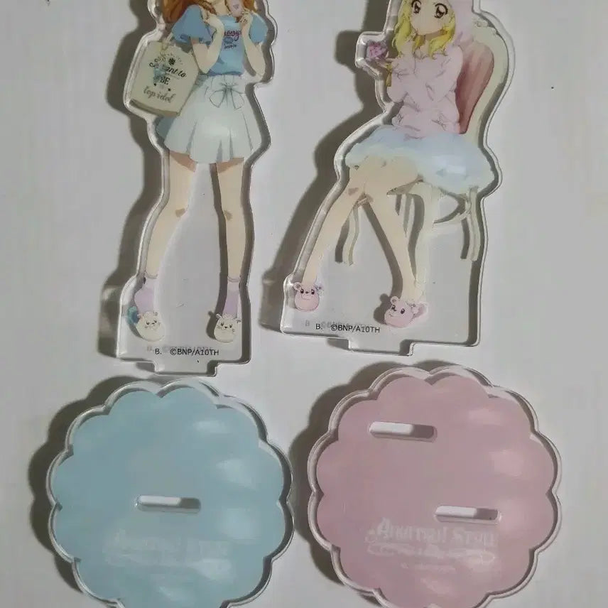 [BUNJANG] Aikatsu Ichigo &amp; Akari Style Acrylic Stand / 아이카츠 이치고, 아카리 스타일 아크릴