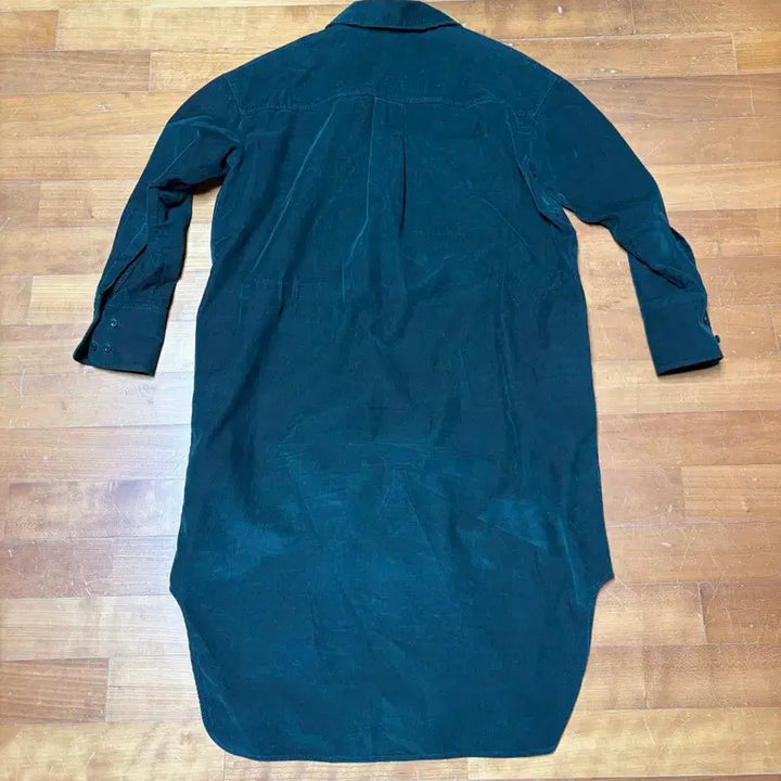 [BUNJANG] COS Corduroy Shirt Dress Jacket Dark Green / COS 코스 코듀로이 롱 셔츠 원피스 자켓 다크그린 32 xs