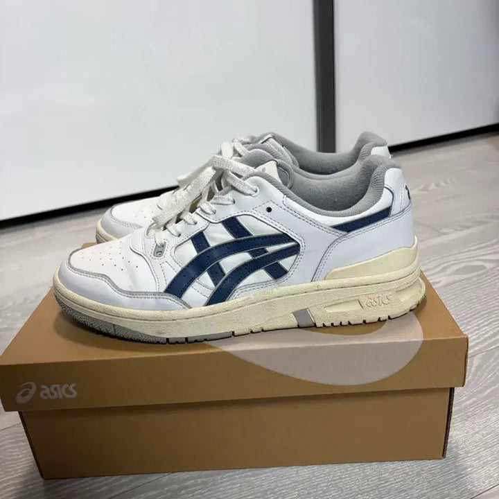 [BUNJANG] Asics EX89 White/Navy Sneakers / 아식스 EX89 (270)