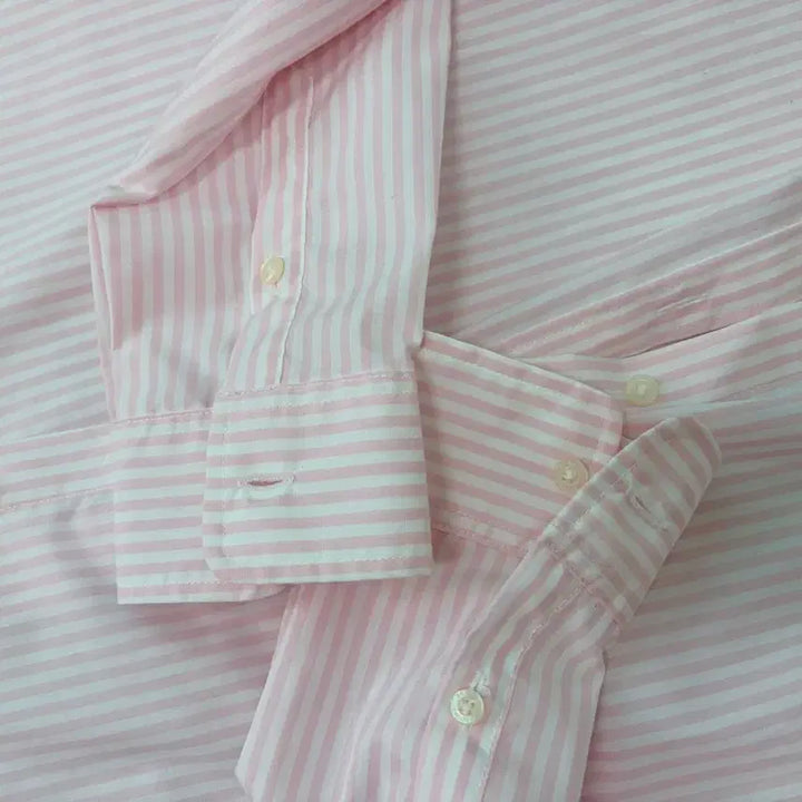 [BUNJANG] Brooks Brothers Pink Stripe Shirt - Women&