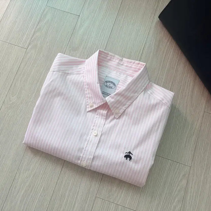 [BUNJANG] Brooks Brothers Pink Stripe Shirt - Women&