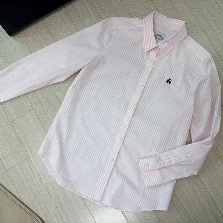 [BUNJANG] Brooks Brothers Pink Stripe Shirt - Women&