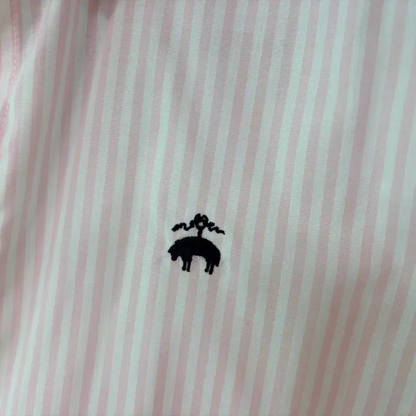 [BUNJANG] Brooks Brothers Pink Stripe Shirt - Women&