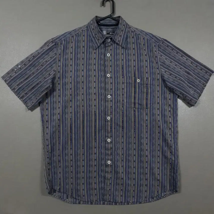 [BUNJANG] Missoni Sport 90s Multicolor Ethnic Short Sleeve Shirt L (100) / L (100) 미쏘니 스포츠 90s 멀티컬러 에스닉 멀티컬러 반팔 셔츠