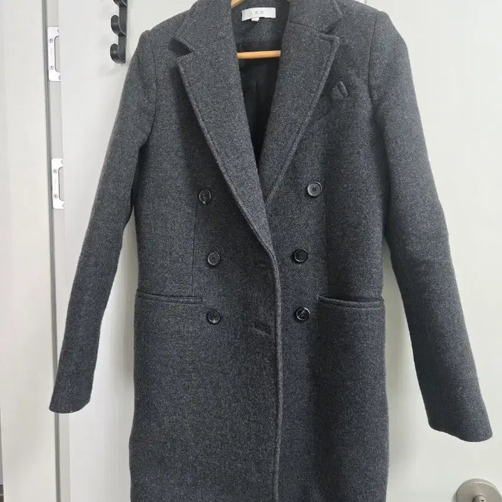 [BUNJANG] IRO Gray Wool Blend Coat / IRO 회색 울 코트